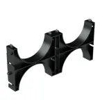 Держатель расстояния (кластер) 90мм для двустенныx труб двойной