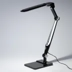 Светильник настольный светодиодный NLED-497-12W-BK на струбцине и с основанием черный