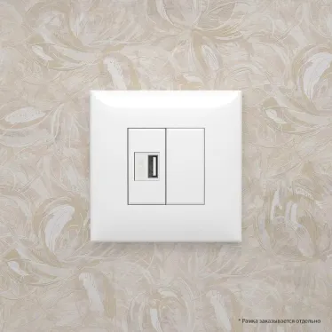 Avanti USB зарядное устройство в стену, ''Белое облако''