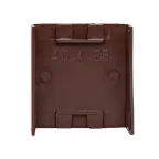 Соединитель (40х25) (4 шт) Plast под темное дерево