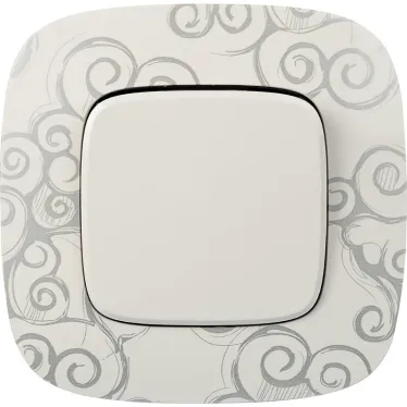 Valena ALLURE Рамка 1 пост Нарцисс хром универсальная