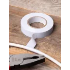 Изолента класс А (профессиональная) 0.18х19мм 20м белая Simple