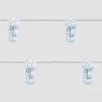 Гирлянда линейная Прищепки LED 5000К 1.8м USB