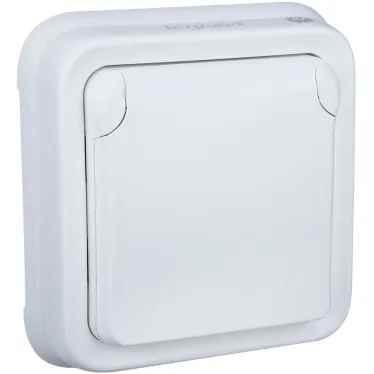 Plexo Розетка 2К+З немецкий стандарт 16А белая