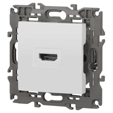 Розетка HDMI, Эра Elegance, белый, 14-3114-01