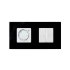 Рамка-декор на 2 поста для 2700620-03., S27Pl, чёрный