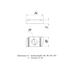 STRUT-гайка М6 HDZ