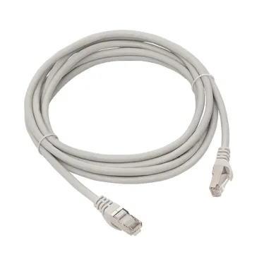 Патч-корд TERACOM PRO Cat.5E экранированный FTP оболочка LSZH серый (5.0м)