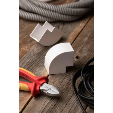 Угол внешний (40х40) (4 шт) Plast Белый