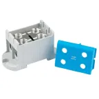 Клемма силовая вводная двойная КСВ 16-95 синяя PROxima