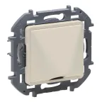 Вывод кабеля с зажимом для крепления INSPIRIA слоновая кость