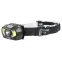 Фонарь налобный светодиодный GB-608 на батарейках, 3xAAA, 5Вт, 7 режимов, черный