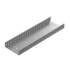 Промышленный лоток кабельный перфорированный 100х85х3000, толщина 2,0 мм, Сендзимир цинк