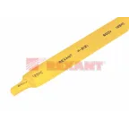 Термоусаживаемая трубка 12,0 6,0 мм, желтая, упаковка 50 шт. по 1 м, REXANT