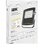 Прожектор светодиодный СДО 08-150 PRO 30град 5000К IP65 черный IEK