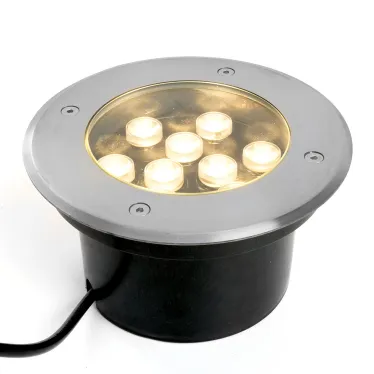 Светильник светодиодный тротуарный ДВУ-10w 12в 3000К IP67