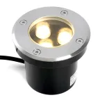 Светильник светодиодный тротуарный ДВУ-3w 12-24в 3000К IP67