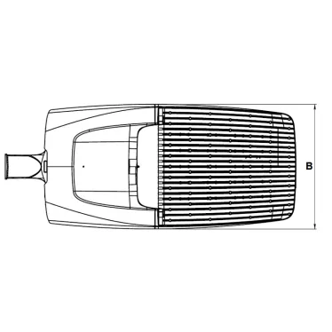 Светильник светодиодный MAGISTRAL LED 150W DW 740 RAL9006