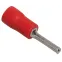 Наконечник круглый штыревой изолированный НкИш 0. 5-1.5 красный (100шт)