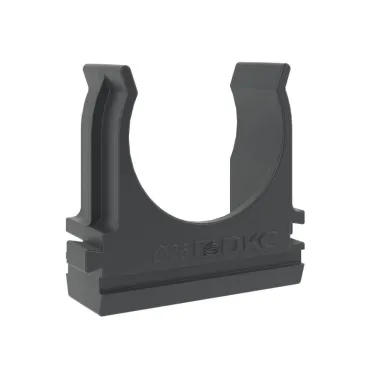 Держатель с защелкой д.25мм черный