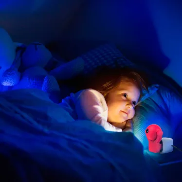 Светильник ночник розеточный 0.5 Вт Розовый IP20 с фиксированной проекцией и датчиком освещённости MOOD Gauss