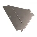                 Крышка переходника симметричного Стандарт INOX (AISI 409) 500х150
               