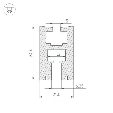 Профиль EX-2000 (ARL, Алюминий)