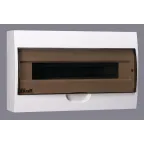 Щит распределительный навесной ЩРн-П-18 IP41 пластиковый прозрачная дверь