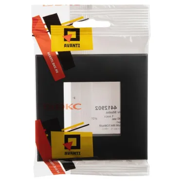 Avanti Рамка ARTLEBEDEV Черный матовый 2 модуля