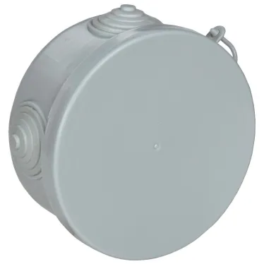 Коробка распределительная КМ для о/п D-85х40мм IP54 4 вв (7035) GENERICA