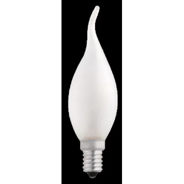 Лампа накаливания CT35 60W E14 frosted (свеча на ветру)