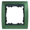 Рамка на 2 поста, S82, зеленая текстура - графит