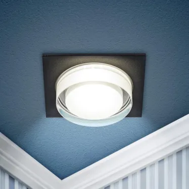 Светильник встраиваемый декоративный DK108 BK MR16 GU5.3 черный