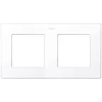 Рамка 2 поста, белый