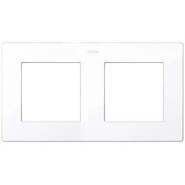 Рамка 2 поста, белый