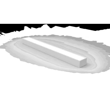 Светодиодный светильник Gexus Line Down 1500x300x110 мм 50 Вт 4000 К RAL9003 белый муар опал-микропризма | V1-R0-00577-30000-4005040 | VARTON