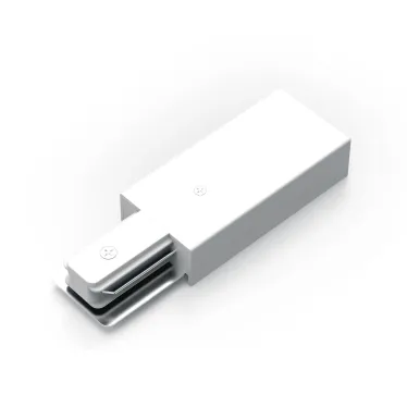 Адаптер питания для подключения светильников к трековой системе к сети белый | TR114 | Gauss