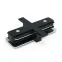Коннектор для встраиваемого шинопровода осветительного прямой (I) черный | TR131 | Gauss