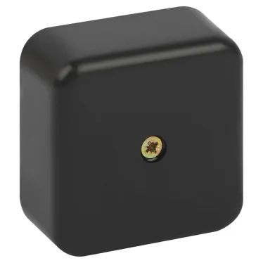 Распаячная коробка BS-B-50-50-20 для кабель-канала черная 50х50х20мм IP40