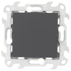 Выключатель одноклавишный, графит