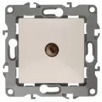 Розетка TV одиночная, Эра12, слоновая кость, 12-3101-02