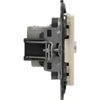 Valena LIFE Розетка ТВ оконечная 10дБ 0-862 МГц С лицевой панелью Слоновая кость