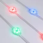 Модуль управляемый SOLEX-DMX-3535-6-24V RGB 120deg (D40x16mm, 1.5W, IP67) | 028882 | Arlight