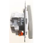 W59 Переключатель одноклавишный с подсв. 10АХ, механизм, шампань