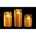 Свечи CL7-SET3-gd (компл. 3-х свечей, золот.)