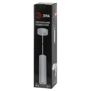 Подсветка подвесной, GU10, D80*300мм, белый PL1 GU10 WH 300 (20/240)