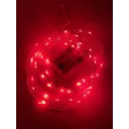 Гирлянда светодиодная  Нить 5 м красный свет,  на эл.пит.АА   ENIN -5NR   IP20 (100/2500) | Б0047963 | ЭРА