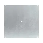Монтажная панель для цельного навесного шкафа из фибергласа, металл, 400х400 (ВхШ) мм