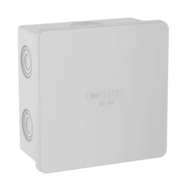 Коробка распределительная с кабельными вводами IP44 80х80х40мм (розница)
