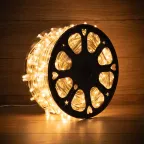 Гирлянда «LED Клип-лайт» 12 V, прозрачный ПВХ, 150 мм, цвет диодов теплый белый | 325-156 | NEON-NIGHT